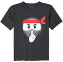 Boys Ninja Emoji Graphic Tee